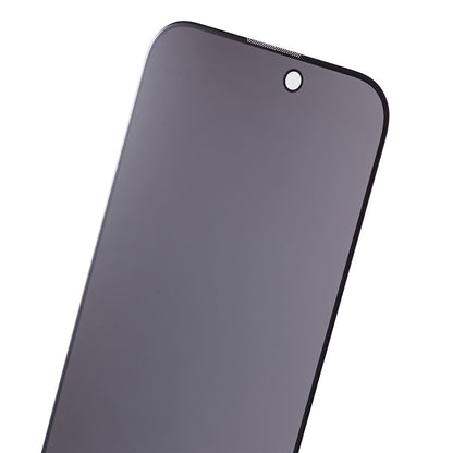 For iPhone 16 Pro Anti-Peep Screen Protector Tempered Glass Film