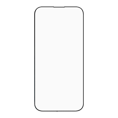 For iPhone 16 Pro Max Tempered Glass Film Full Coverage Silk Print Full Glue Screen Protector