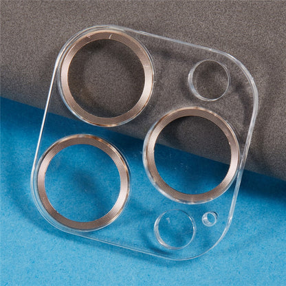 For iPhone 16 Pro / 16 Pro Max Camera Lens Protector CD Veins Integrated Tempered Glass Lens Film