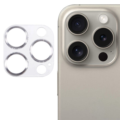 For iPhone 16 Pro / 16 Pro Max Camera Lens Protector CD Veins Integrated Tempered Glass Lens Film
