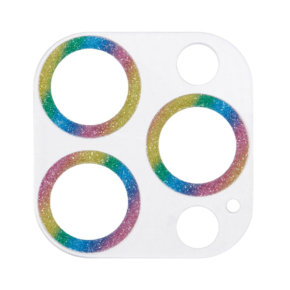 For iPhone 16 Pro / 16 Pro Max Camera Lens Protector Glitter Tempered Glass Lens Film