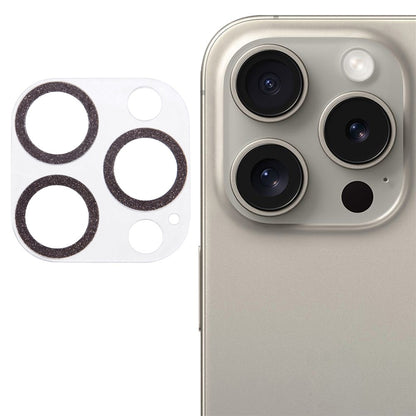 For iPhone 16 Pro / 16 Pro Max Camera Lens Protector Glitter Tempered Glass Lens Film