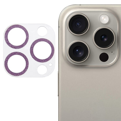 For iPhone 16 Pro / 16 Pro Max Camera Lens Protector Glitter Tempered Glass Lens Film
