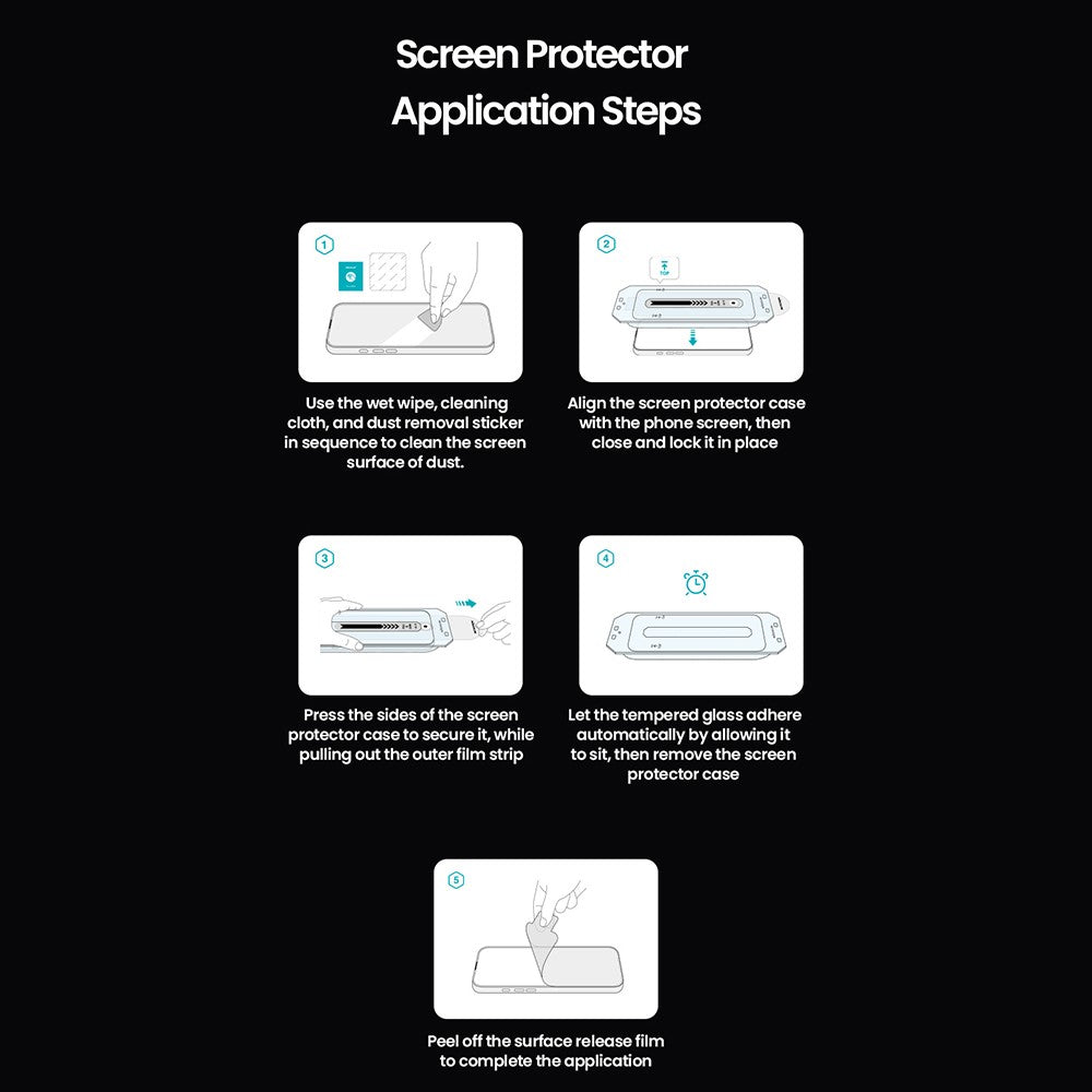 NILLKIN CP+PRO For iPhone 16 Pro Max Screen Protector AGC Glass Film Ultra Clear