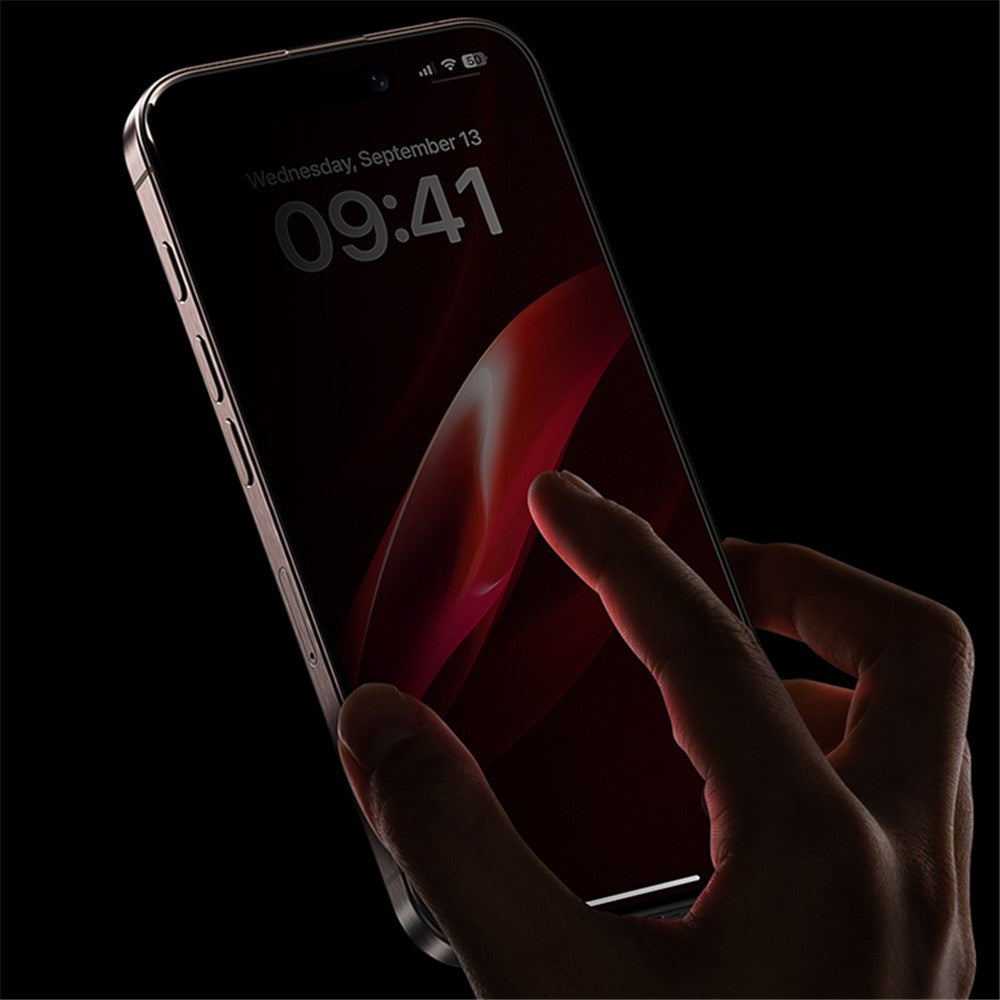 BENKS For iPhone 16 Pro Max Anti-Spy Screen Protector Zero Sense High Aluminium-Silicon Glass Film