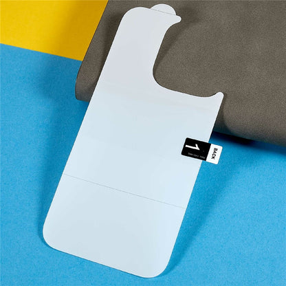 For iPhone 16 Pro Phone Back Protector Hydrogel HD Clear TPU + PET Back Cover Film