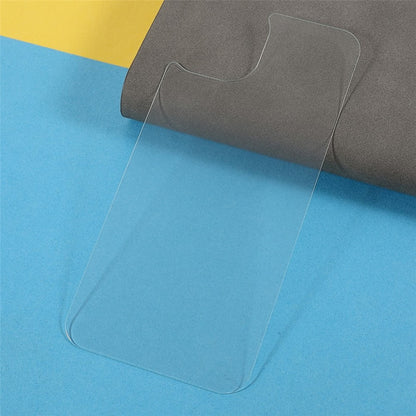 For iPhone 16 Pro HD Clear Tempered Glass Back Film 2.5D Arc Edge 9H Hardness Anti-Scratch Back Protector