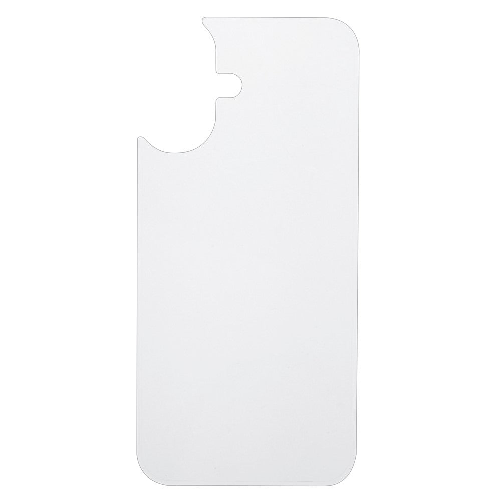 For iPhone 16 HD Clear Tempered Glass Back Film 2.5D Arc Edge 9H Hardness Anti-Scratch Back Protector