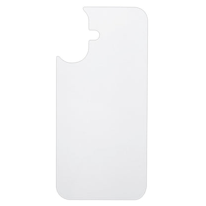 For iPhone 16 HD Clear Tempered Glass Back Film 2.5D Arc Edge 9H Hardness Anti-Scratch Back Protector