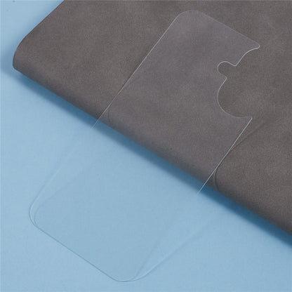 For iPhone 16 HD Clear Tempered Glass Back Film 2.5D Arc Edge 9H Hardness Anti-Scratch Back Protector