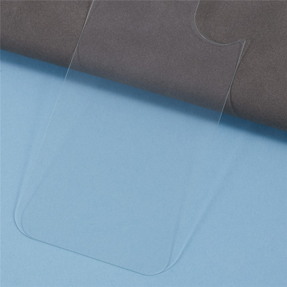For iPhone 16 HD Clear Tempered Glass Back Film 2.5D Arc Edge 9H Hardness Anti-Scratch Back Protector