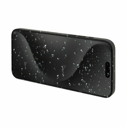 KZDOO For iPhone 16 / 15 / 14 Pro Anti-Peep Tempered Glass Screen Protector Full Glue Silk Printing Screen Film