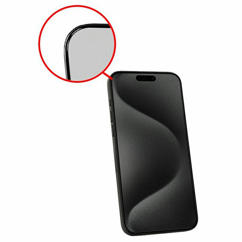 KZDOO For iPhone 16 / 15 / 14 Pro Anti-Peep Tempered Glass Screen Protector Full Glue Silk Printing Screen Film