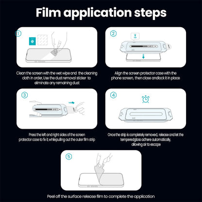 NILLKIN For iPhone 16 Pro Max Anti-Peep Screen Protector Anti-Scratch AGC Glass Full Screen Film