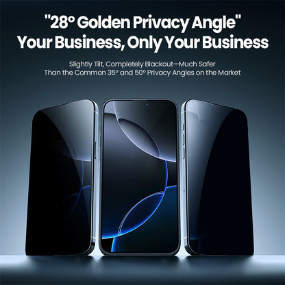 NILLKIN For iPhone 16 Pro Max Anti-Peep Screen Protector Anti-Scratch AGC Glass Full Screen Film