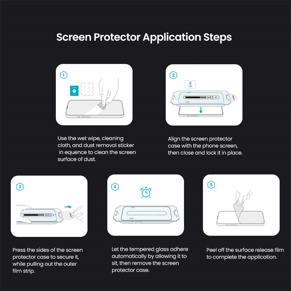 NILLKIN H+Pro for iPhone 16 Pro Screen Protector 9H Anti-Scratch Tempered Glass Film