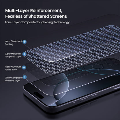 NILLKIN H+Pro for iPhone 16 Pro Screen Protector 9H Anti-Scratch Tempered Glass Film
