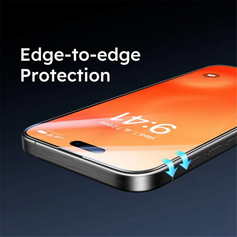 TORRAS Glassgo For iPhone 16 Pro Max Screen Protector Tempered Glass HD Film with Automatic Dust Removal Tool