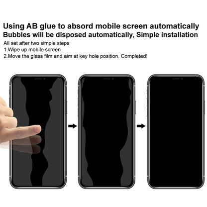 IMAK For iPhone 16 Pro Max Anti-Peep Tempered Glass Screen Protector Full Coverage