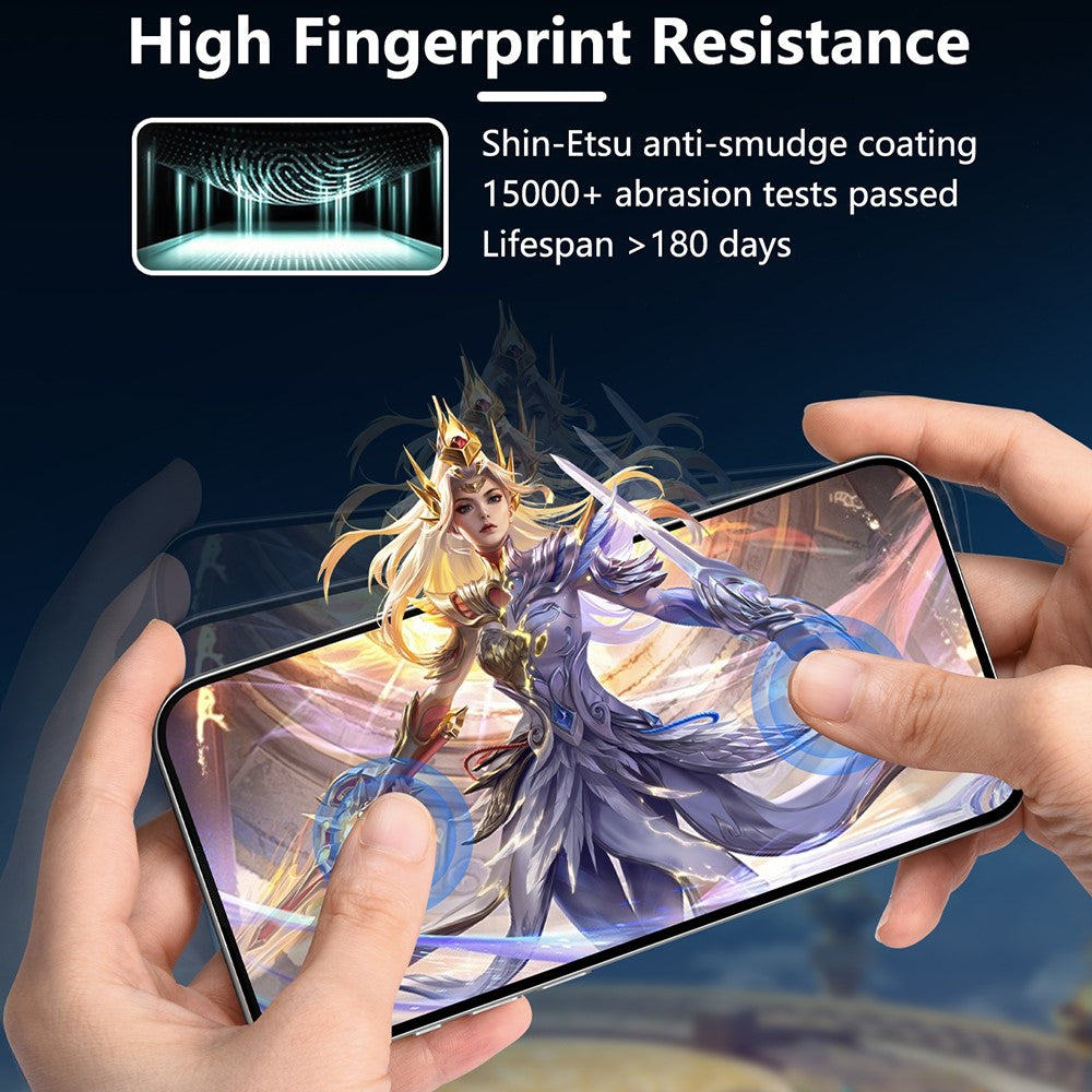 JOYROOM JR-MLG0277 For iPhone 16 Pro 2.5D Full Screen Protector High Aluminium-Silicon Glass Film