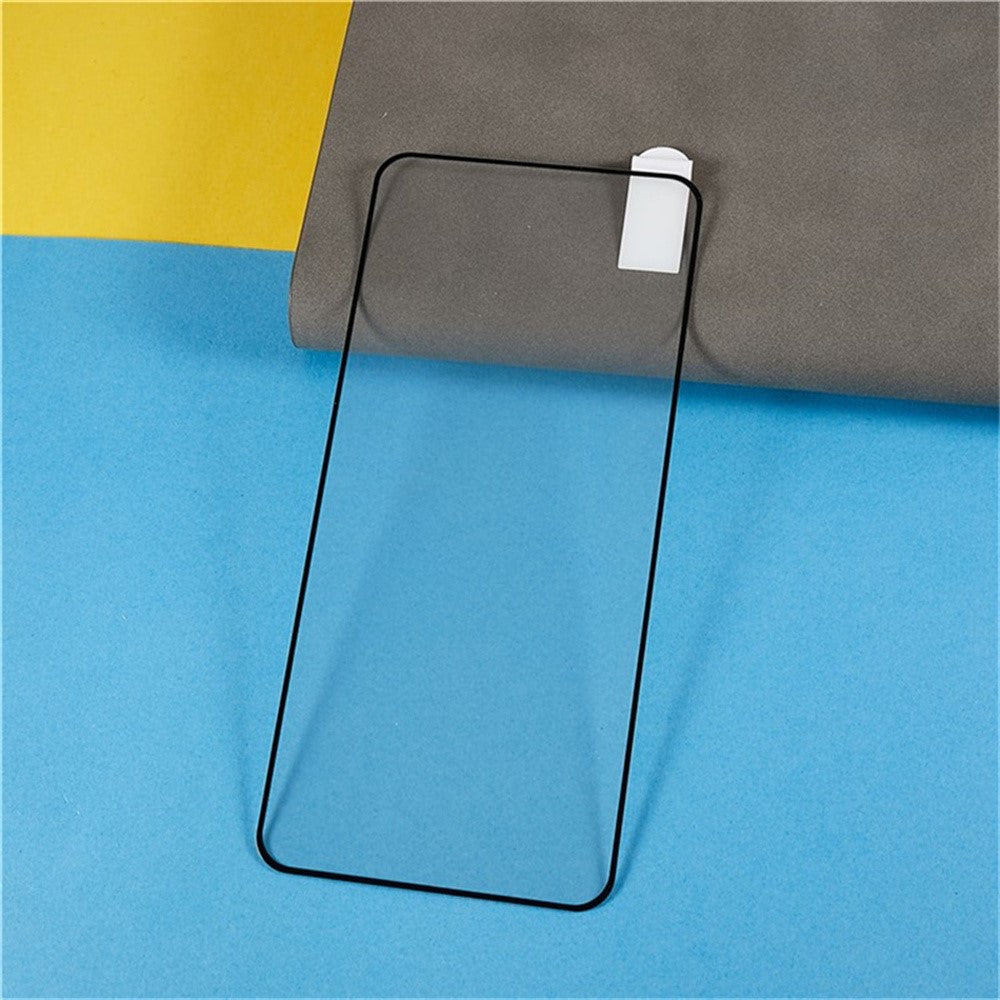For Samsung Galaxy A36 5G / A56 5G Tempered Glass Electroplating Anti-Fingerprint Silk Printing Full Glue Screen Protector