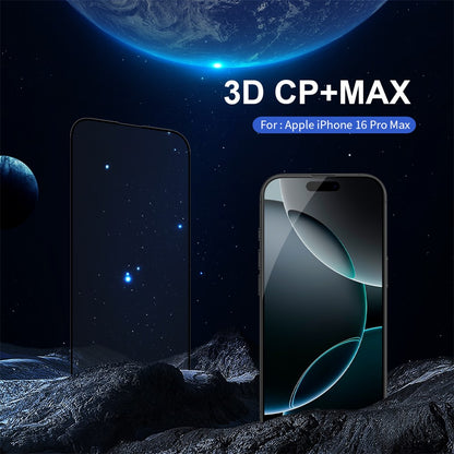 NILLKIN 3D CP+MAX For iPhone 16 Pro Max Screen Protector Full Coverage Anti Explosion AGC Glass Film