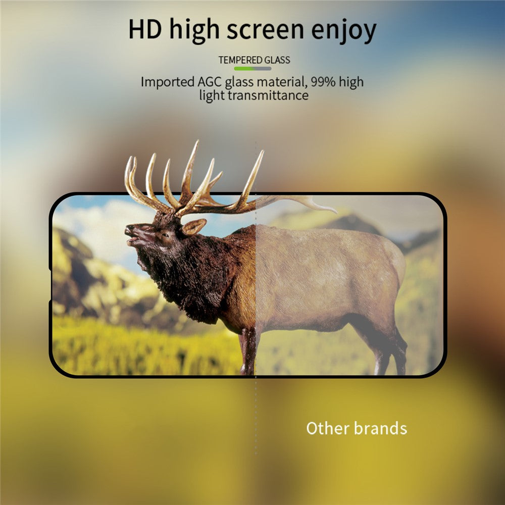 PINWUYO JK Series-2 for iPhone 17e / 16e High Aluminium-Silicon Glass Film 9H Full Screen Protector