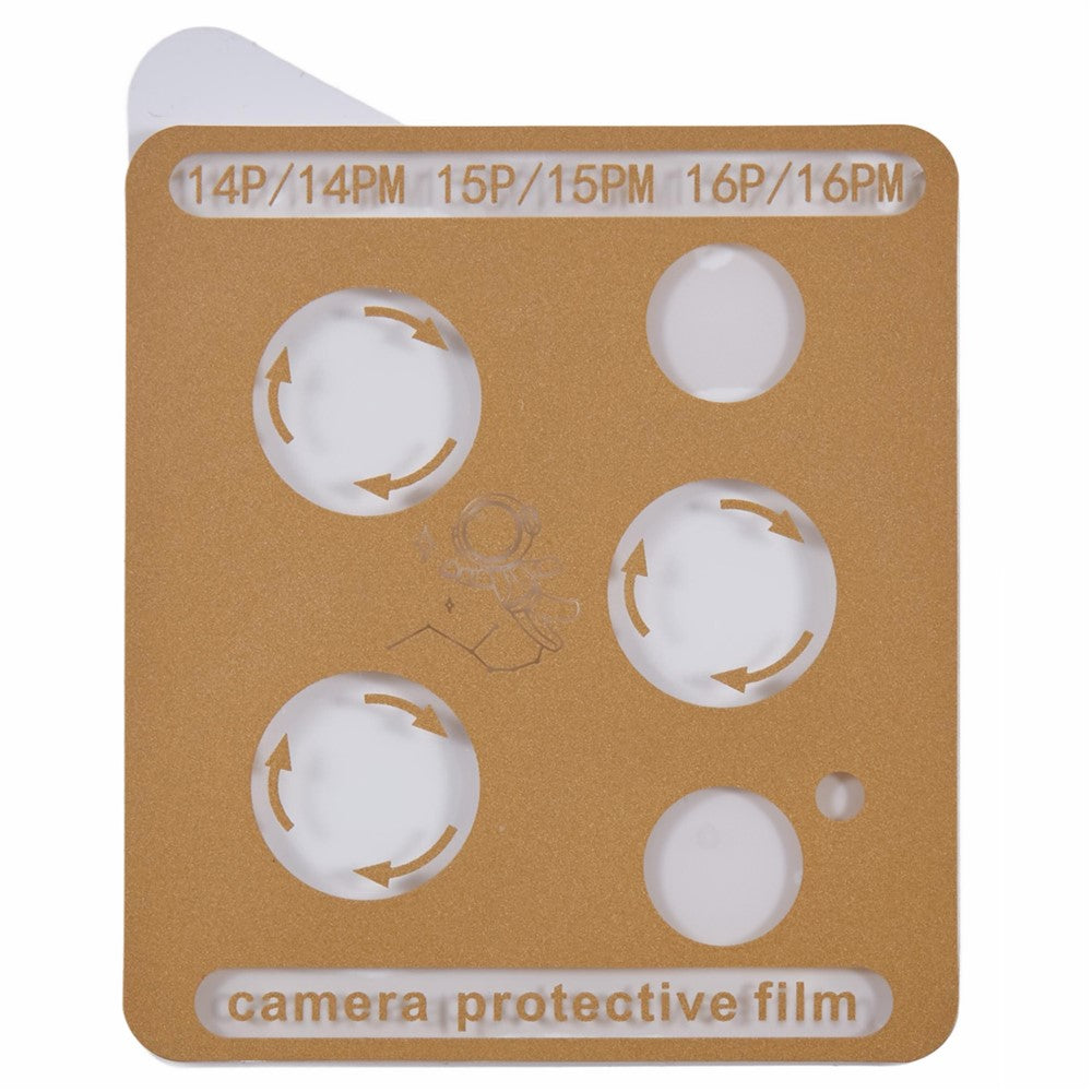 Camera Lens Protector For iPhone 16 Pro / 16 Pro Max / 15 Pro / 15 Pro Max / 14 Pro / 14 Pro Max Tempered Glass Lens Film Precise Positioning Easy Installation