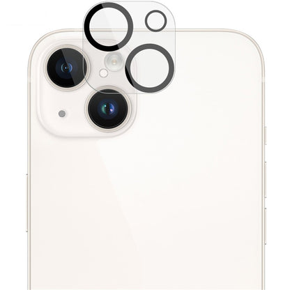 IMAK For iPhone 14 / 14 Plus Tempered Glass Camera Lens Protector + Acrylic Lens Cap Anti-Scratch Len Film