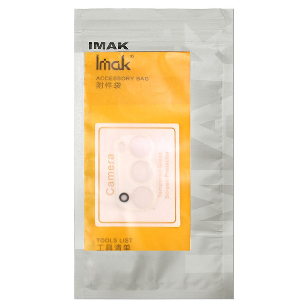 IMAK For iPhone 14 / 14 Plus Tempered Glass Camera Lens Protector + Acrylic Lens Cap Anti-Scratch Len Film