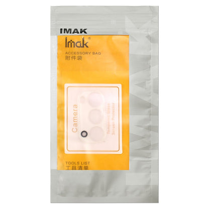 IMAK For iPhone 14 / 14 Plus Tempered Glass Camera Lens Protector + Acrylic Lens Cap Anti-Scratch Len Film