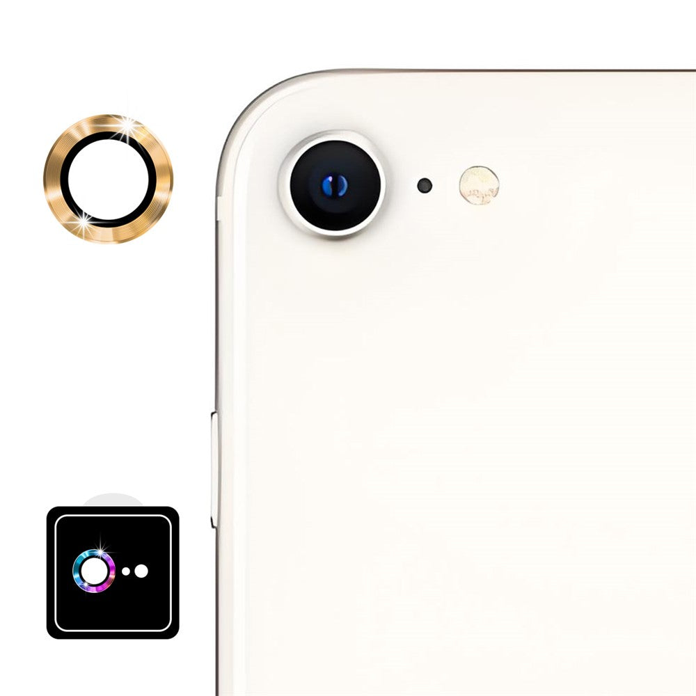 ENKAY HAT PRINCE For iPhone 17e / 16e Camera Lens Protector  Metal Ring Lens Film