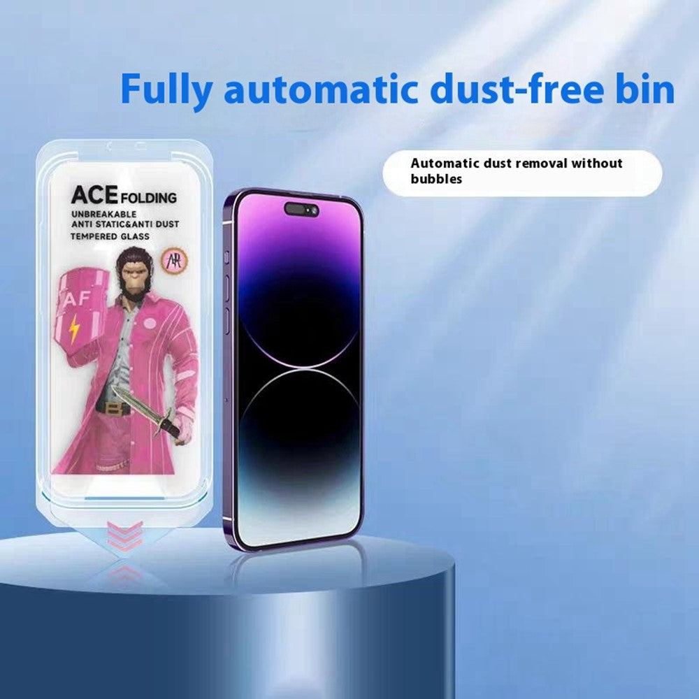 ESHMILY Matte Screen Protector For iPhone 16 / 15 / 14 Pro , 2.5D High Aluminium-Silicon Glass Film with Easy Installation Tool