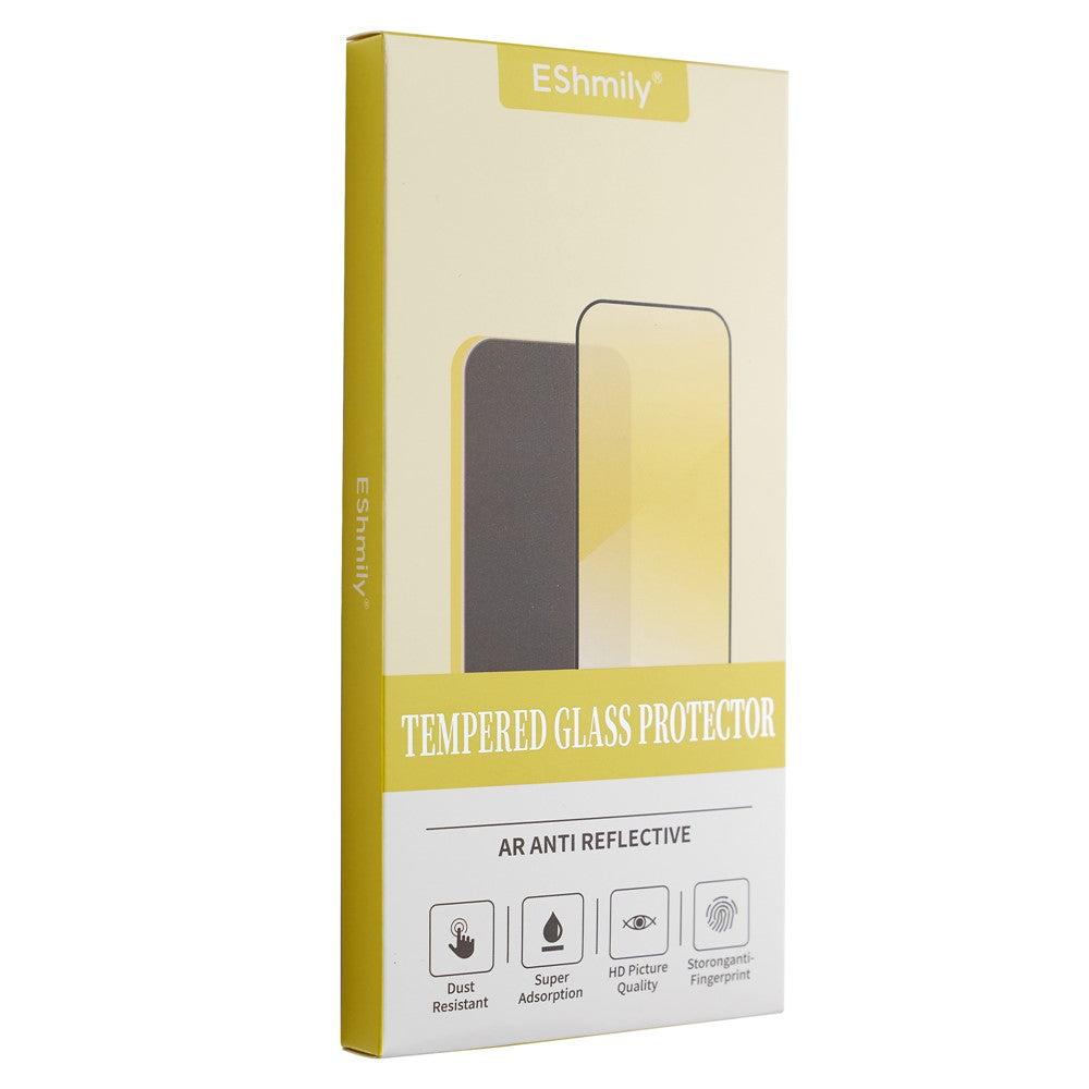 ESHMILY Matte Screen Protector For iPhone 16 / 15 / 14 Pro , 2.5D High Aluminium-Silicon Glass Film with Easy Installation Tool