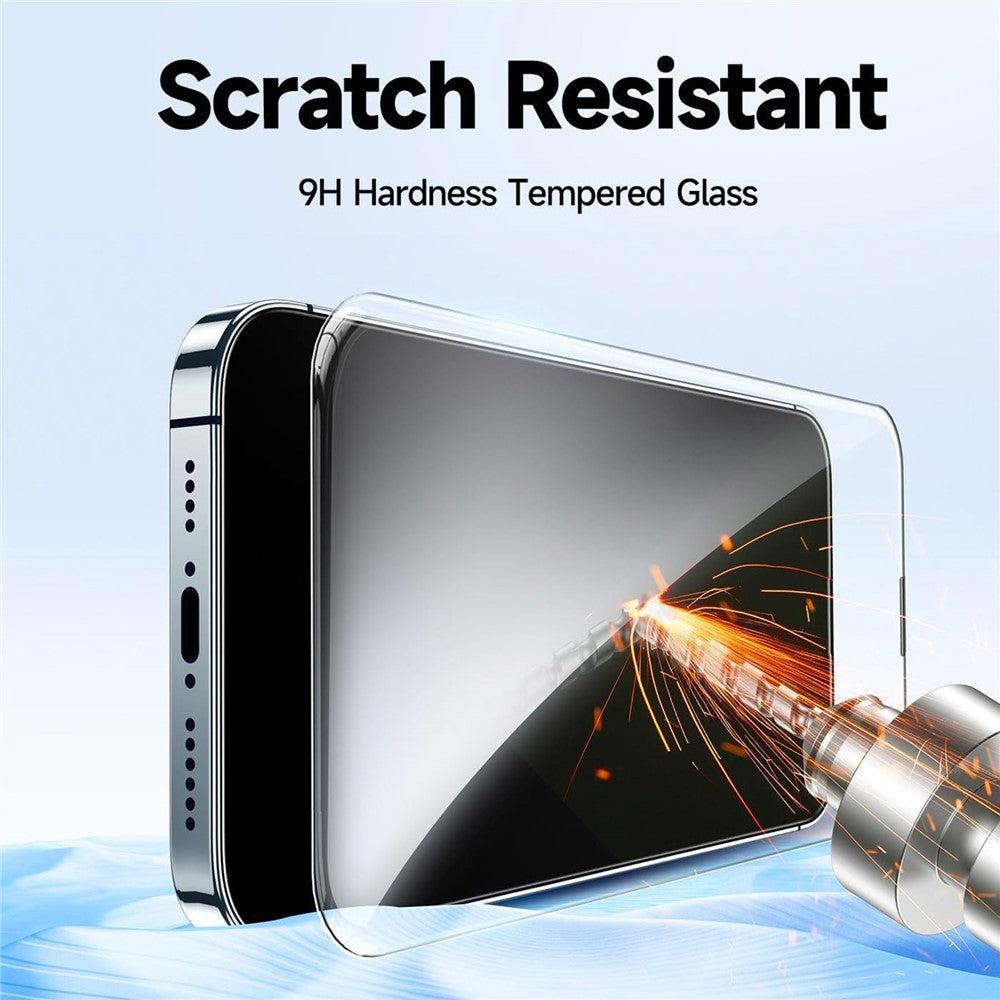 For iPhone 14 Plus Tempered Glass HD Clear Screen Protector with Automatic Dust Removal Tool