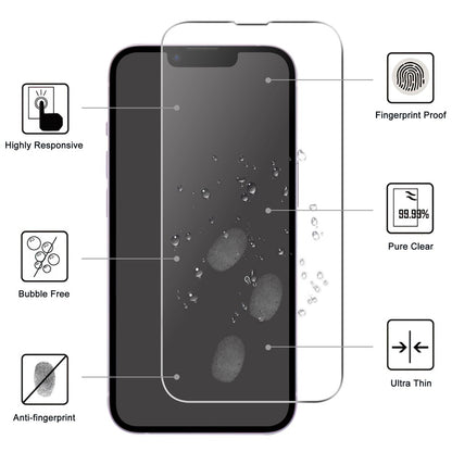For iPhone 17e / 16e Screen Protector HD Tempered Glass Film 2.5D