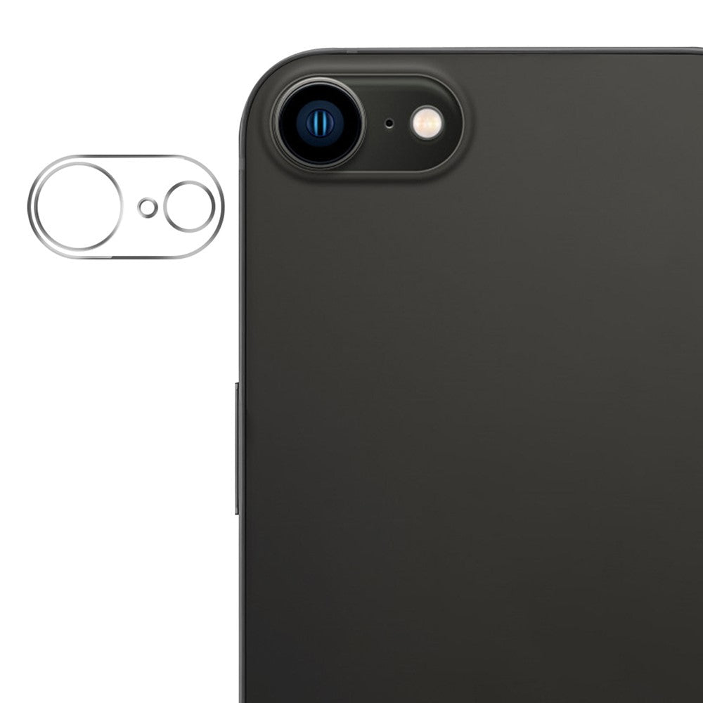 For iPhone 17e / 16e Camera Lens Protector Arc Edge Clear Tempered Glass Film
