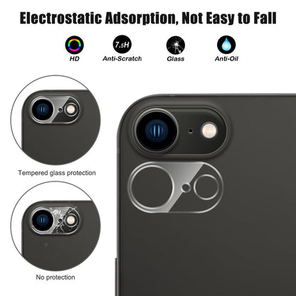 For iPhone 17e / 16e Camera Lens Protector Arc Edge Clear Tempered Glass Film