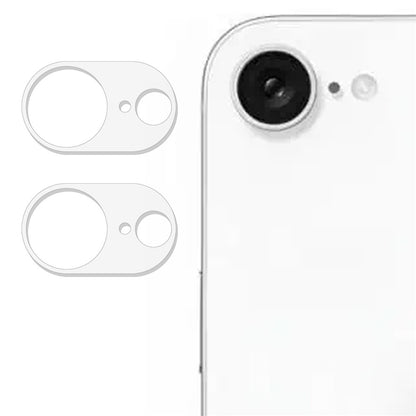 2Pcs For iPhone 17e / 16e Camera Lens Protector 3D Arc Edge Anti-Scratch Tempered Glass Lens Film