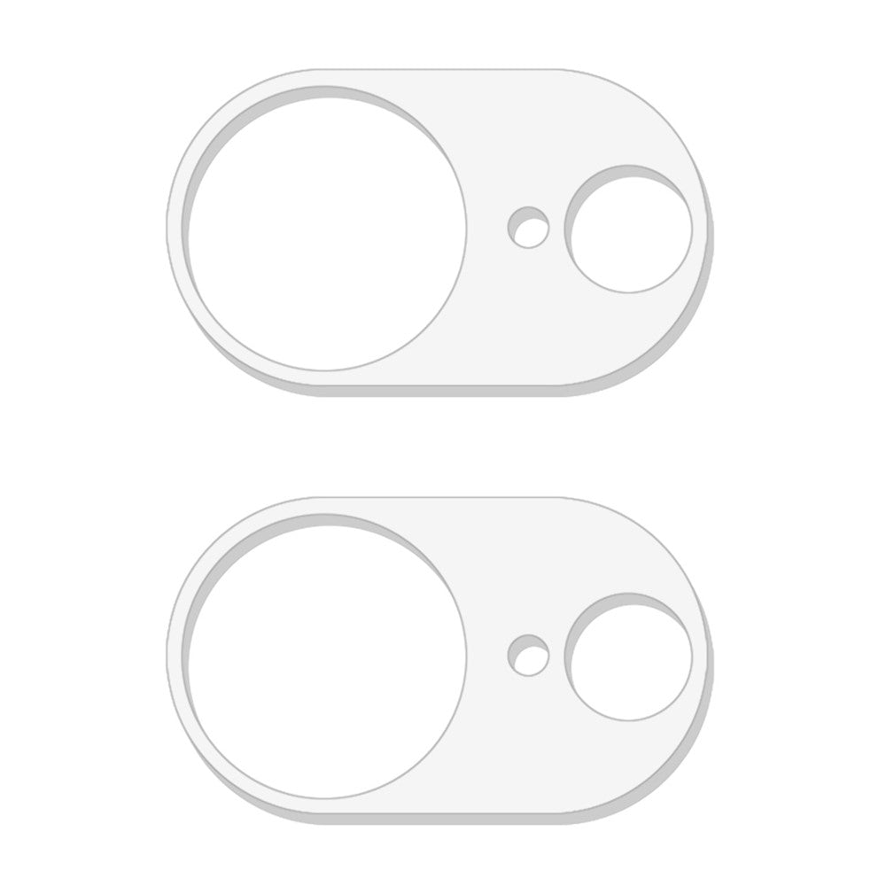 2Pcs For iPhone 17e / 16e Camera Lens Protector 3D Arc Edge Anti-Scratch Tempered Glass Lens Film