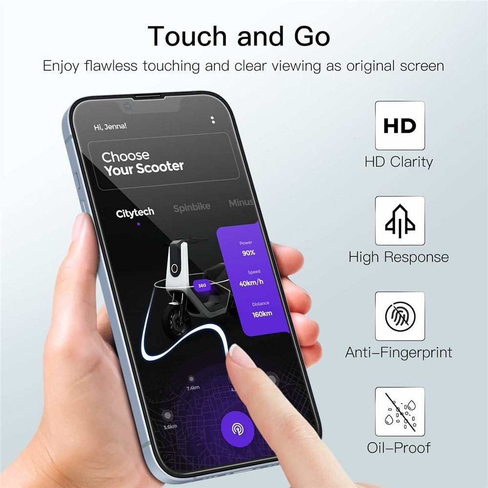 For iPhone 17e / 16e Clear Tempered Glass Screen Protector Anti-Explosion Film + Camera Lens Protector