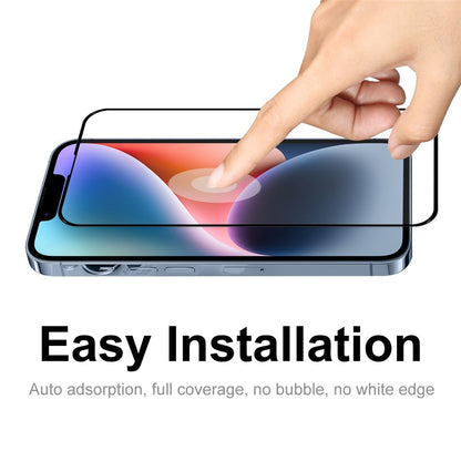 For iPhone 17e / 16e Screen Protector Silk Printing Full Glue Tempered Glass Screen Film