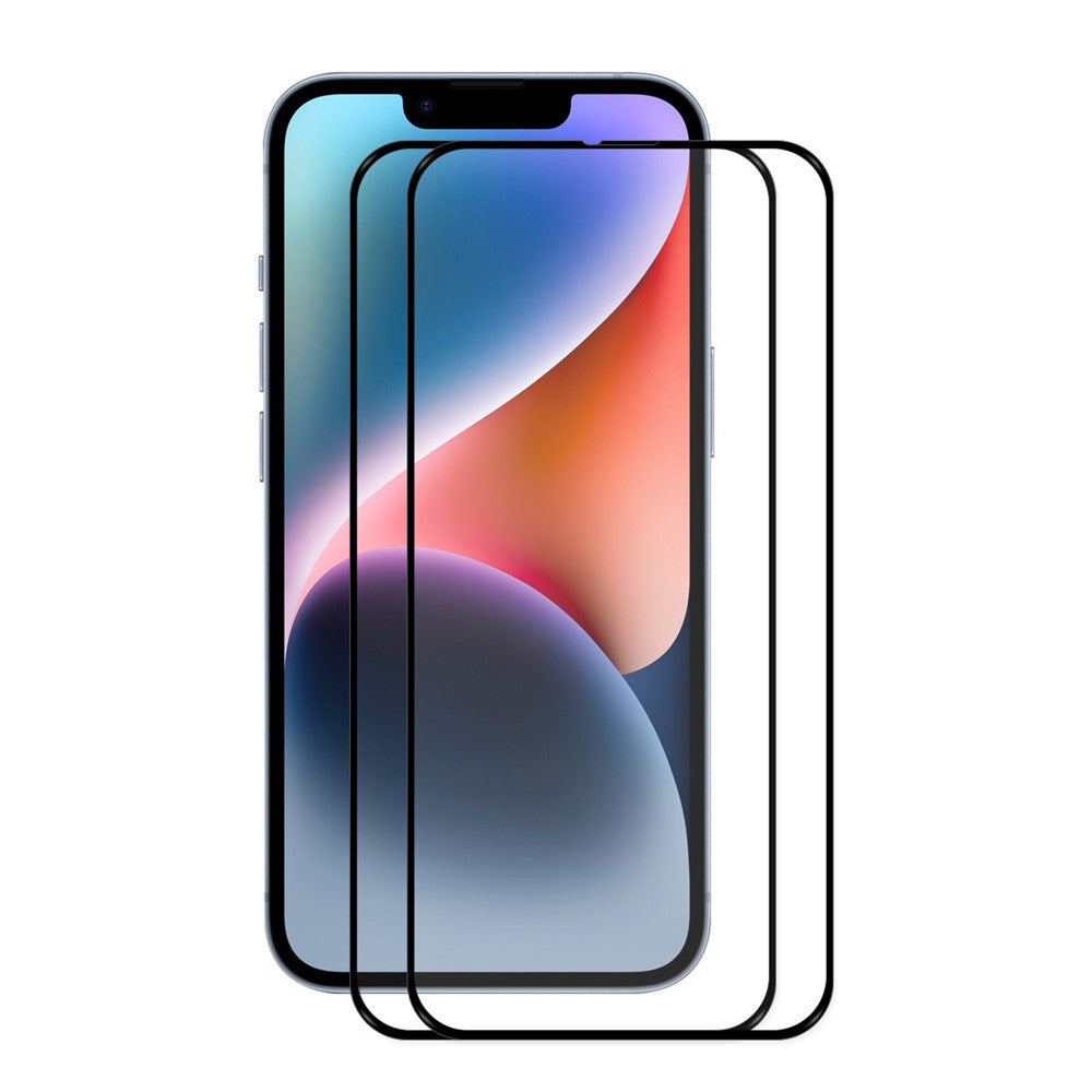 ENKAY HAT PRINCE For iPhone 17e / 16e 2Pcs Screen Protector   9H Silk Printing 0.26mm Tempered Glass