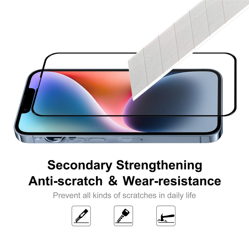 ENKAY HAT PRINCE For iPhone 17e / 16e 2Pcs Screen Protector   9H Silk Printing 0.26mm Tempered Glass