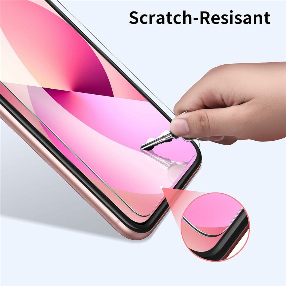 2Pcs For iPhone 17e / 16e HD Clear Screen Protector Anti-Explosion 2.5D Arc Edge Tempered Glass Screen Film