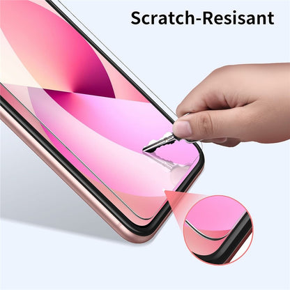 2Pcs For iPhone 17e / 16e HD Clear Screen Protector Anti-Explosion 2.5D Arc Edge Tempered Glass Screen Film