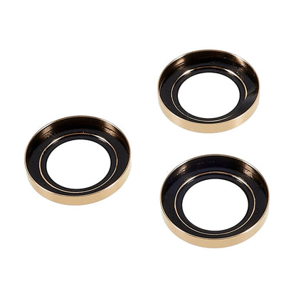 For iPhone 14 Pro / 14 Pro Max 2 Set Camera Lens Guard Glitter Ring Design Tempered Glass Lens Protective Film with Plate