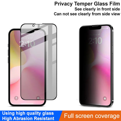 IMAK For iPhone 17e / 16e Anti Peep Tempered Glass Screen Protector Full Coverage