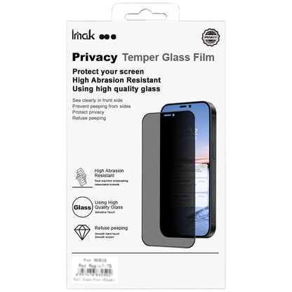 IMAK For iPhone 17e / 16e Anti Peep Tempered Glass Screen Protector Full Coverage