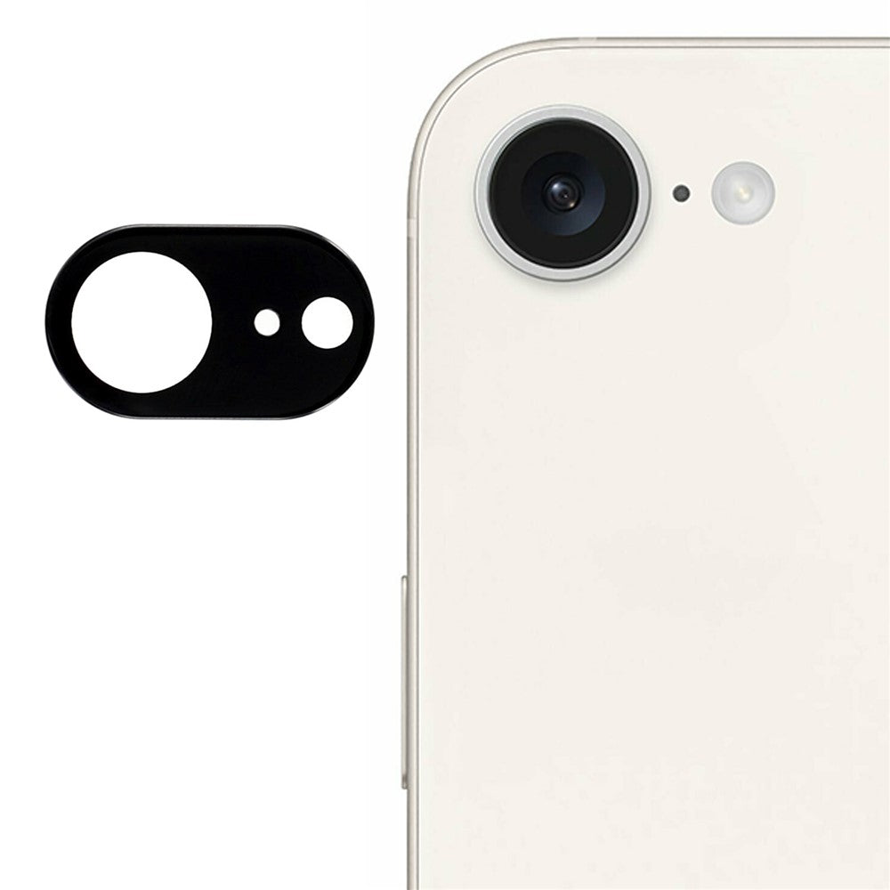 For iPhone 17e / 16e Tempered Glass Lens Protector Silk Printing Camera Lens Film